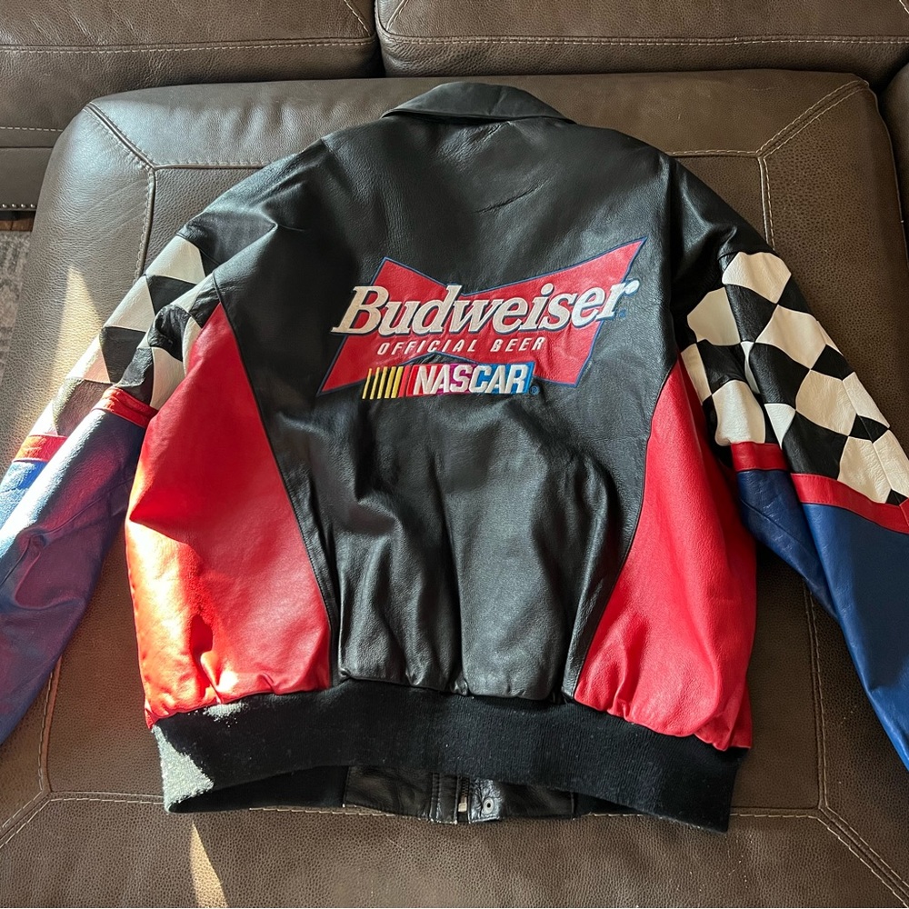 Budweiser Nascar Leather Coat